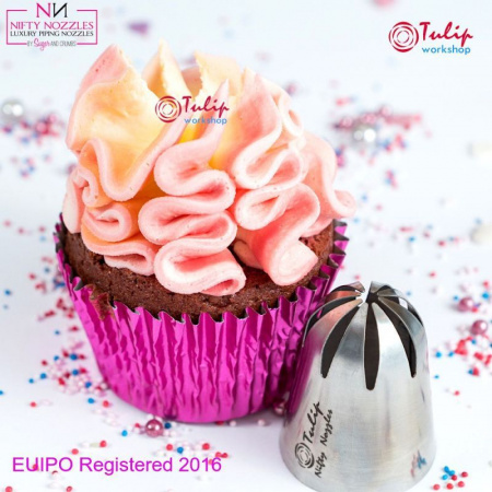 Насадка закрытая звезда №136, 336, 536 (232) | Роза Твист (8 лучей) - Standard closed star tip #136, 336, 536 (232) | Rose Twist | by Tulip Workshop