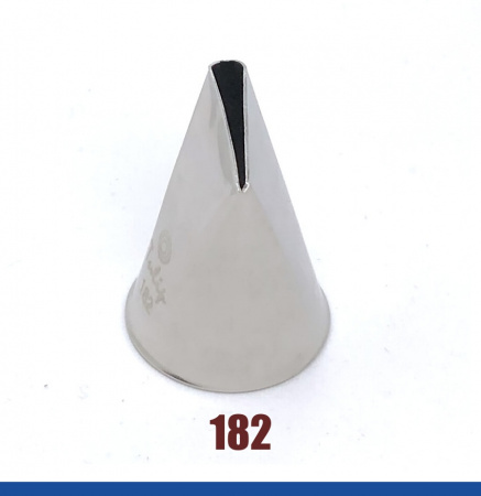 Кондитерская насадка 182 Tulip, Корея, прямой лепесток с округлой прорезью 16 мм
