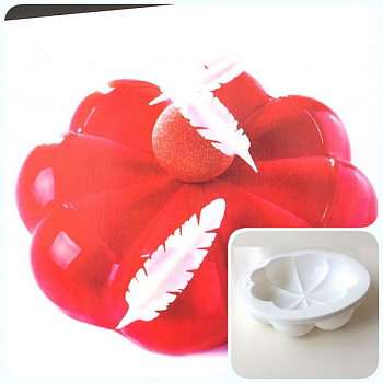 Силиконовая форма 3D для муссового торта | Бомби ∅180 мм