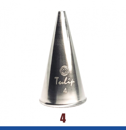 Кондитерская насадка трубочка №4 Tulip™ | Ø 2.4 мм