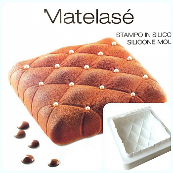 Силиконовая форма 3D для муссового торта | Мателас 145*145 мм