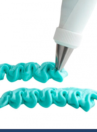 Кондитерская насадка 161 Tulip, Корея, прорезь 9 мм лепесток изогнутый левый