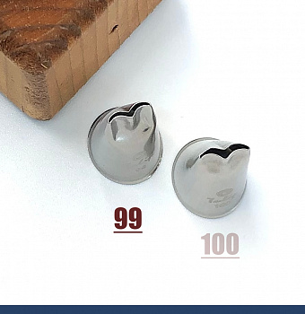 Кондитерские насадки лепесток 2-й изогнутый 99, 100 Tulip™ малый размер