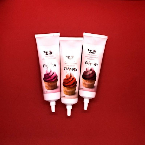 Краситель для крема жидкий Топ-Продукт 100 г. (красная палитра)