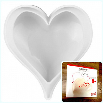 Силиконовая форма 3D для муссового торта | Ти Амо 135*135 мм