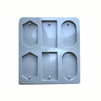 Силиконовая мини форма универсальная 220*200*10 мм (мод. geom 6-1)