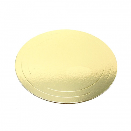 Подложка для торта усиленная Золото 2.5 мм, Ø 300 мм